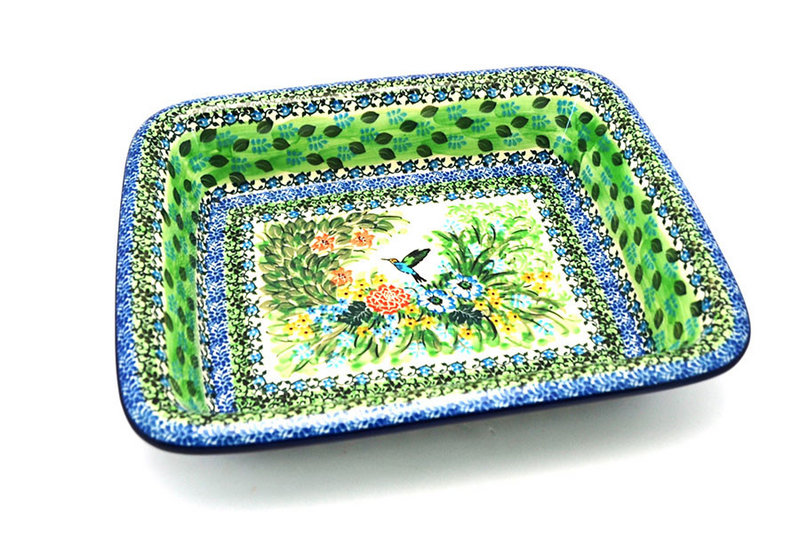 2 1/2"H x 11 1/4"W x 13 3/4"L 
 Polish Pottery Baker - Lasagna - Unikat Signature U3271 854-U3271 (2 1/2"H x 11 1/4"W x 13 3/4"L 
)