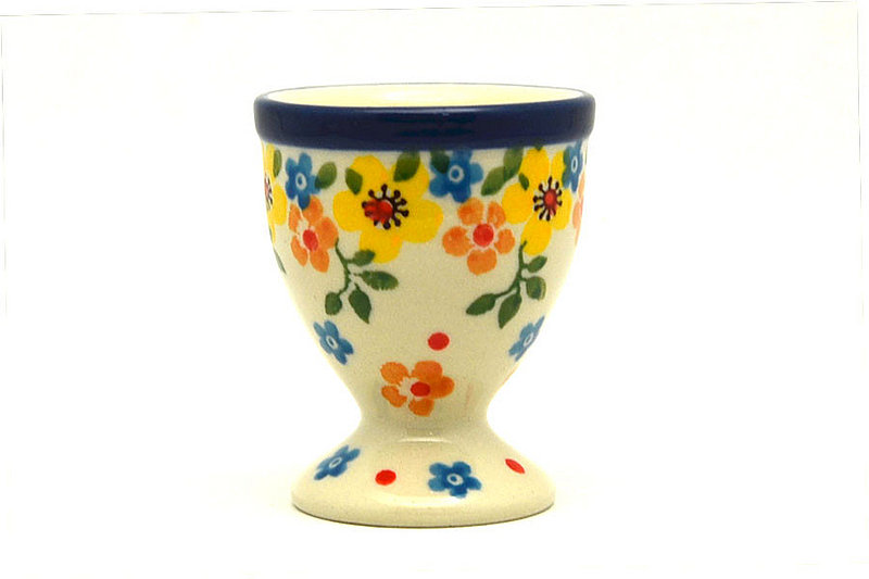 2 1/2"H x 2"W
 Polish Pottery Egg Cup - Buttercup 106-2225a (2 1/2"H x 2"W
)