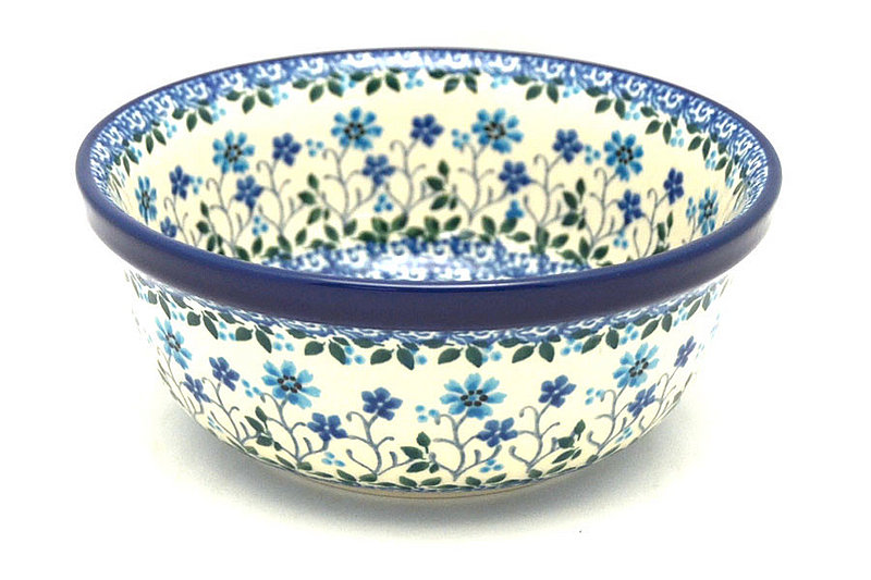2 1/2"H x 6 1/4"W
 Polish Pottery Bowl - Salad - Georgia Blue 209-2785a (2 1/2"H x 6 1/4"W
)