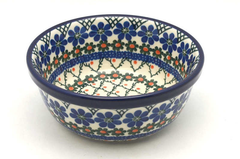 2 1/2"H x 6 1/4"W
 Polish Pottery Bowl - Salad - Primrose 209-854a (2 1/2"H x 6 1/4"W
)