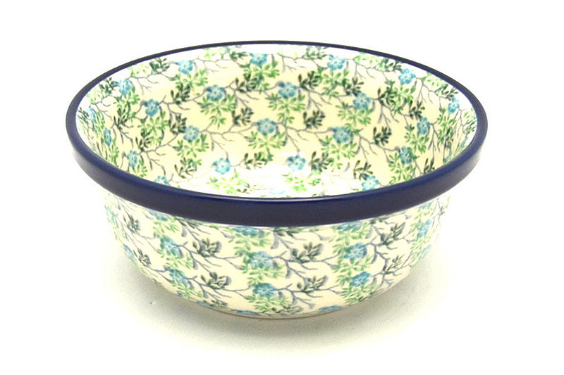 2 1/2"H x 6 1/4"W
 Polish Pottery Bowl - Salad - Summer Ivy 209-2814a (2 1/2"H x 6 1/4"W
)