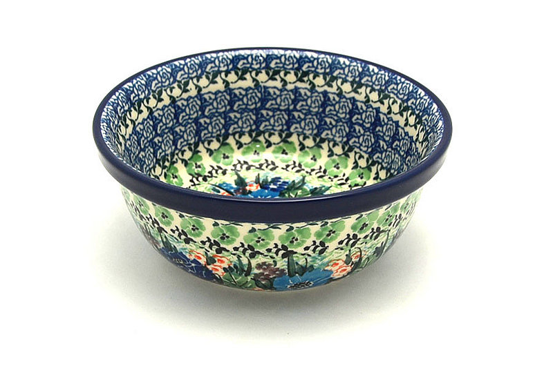 2 1/2"H x 6 1/4"W
 Polish Pottery Bowl - Salad - Unikat Signature - U4572 209-U4572 (2 1/2"H x 6 1/4"W
)