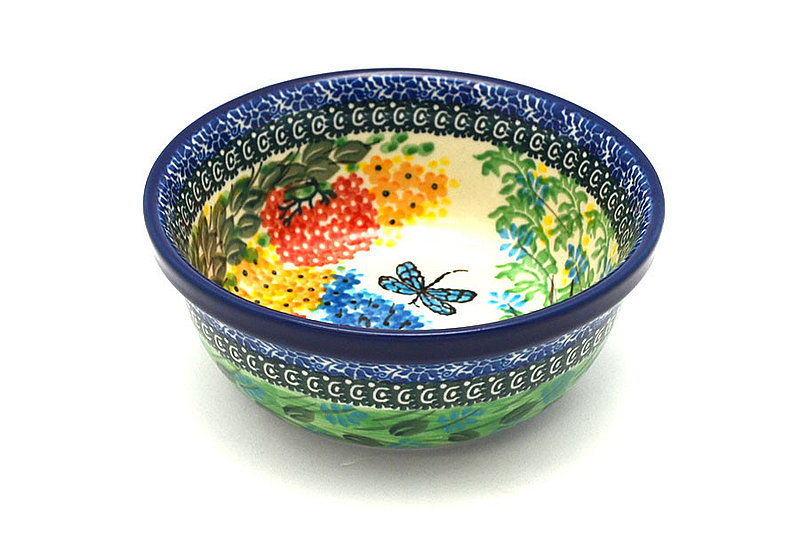 2 1/2"H x 6 1/4"W
 Polish Pottery Bowl - Salad - Unikat Signature - U4612 209-U4612 (2 1/2"H x 6 1/4"W
)