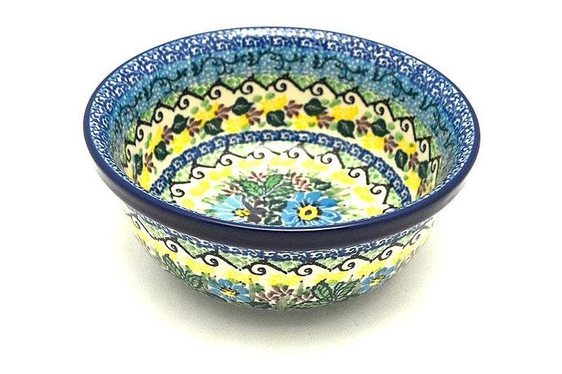 2 1/2"H x 6 1/4"W
 Polish Pottery Bowl - Salad - Unikat Signature - U4613 209-U4613 (2 1/2"H x 6 1/4"W
)