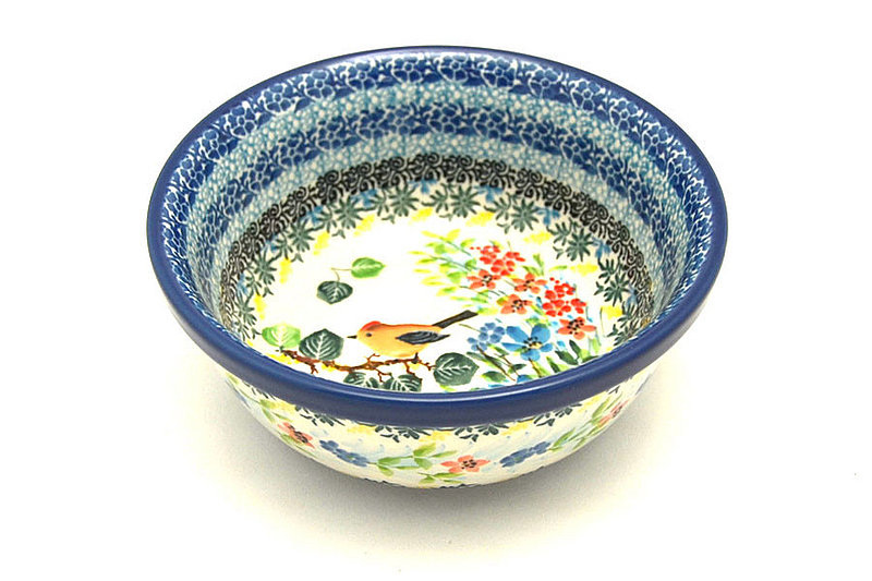 2 1/2"H x 6 1/4"W
 Polish Pottery Bowl - Salad - Unikat Signature - U5098 209-U5098 (2 1/2"H x 6 1/4"W
)