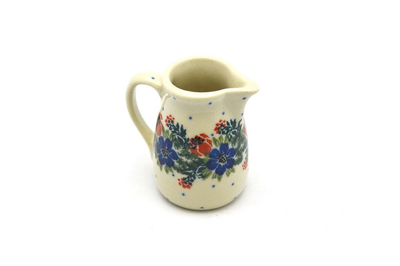 2 1/4"H x 2 1/4"W
 Polish Pottery Miniature Pitcher - Garden Party 315-1535a (2 1/4"H x 2 1/4"W
)