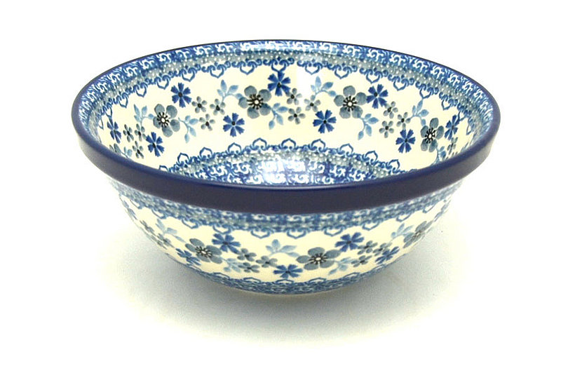 2 3/4"H x 6 1/2"W
 Polish Pottery Bowl - Medium Nesting (6 1/2") - Blue Horizon 058-2333a (2 3/4"H x 6 1/2"W
)