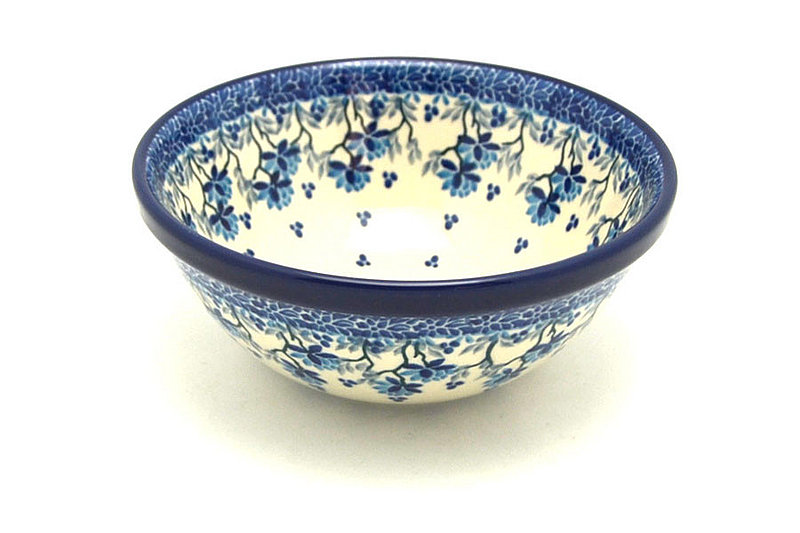 2 3/4"H x 6 1/2"W
 Polish Pottery Bowl - Medium Nesting (6 1/2") - Clover Field 058-2524a (2 3/4"H x 6 1/2"W
)