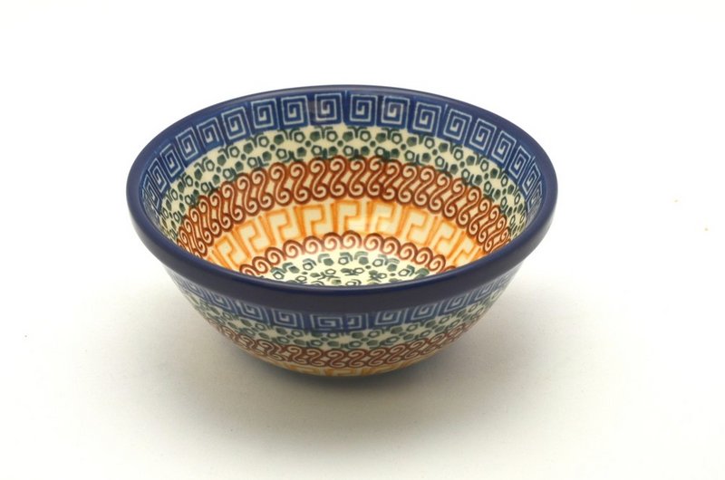 2 3/8"H x 5 1/2"W
 Polish Pottery Bowl - Small Nesting (5 1/2") - Autumn 059-050a (2 3/8"H x 5 1/2"W
)