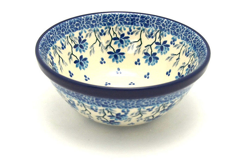 2 3/8"H x 5 1/2"W
 Polish Pottery Bowl - Small Nesting (5 1/2") - Clover Field 059-2524a (2 3/8"H x 5 1/2"W
)