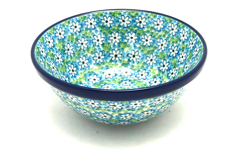 2 3/8"H x 5 1/2"W
 Polish Pottery Bowl - Small Nesting (5 1/2") - Key Lime 059-2252a (2 3/8"H x 5 1/2"W
)