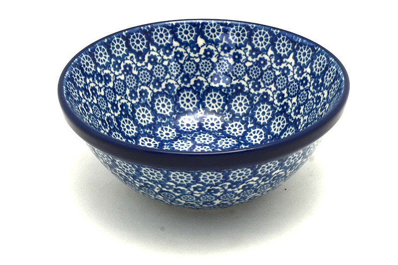 2 3/8"H x 5 1/2"W
 Polish Pottery Bowl - Small Nesting (5 1/2") - Midnight 059-2615a (2 3/8"H x 5 1/2"W
)