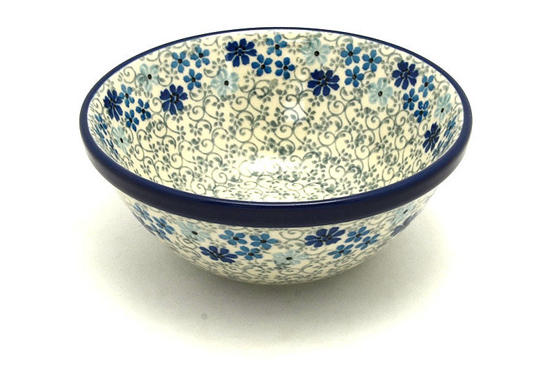 2 3/8"H x 5 1/2"W
 Polish Pottery Bowl - Small Nesting (5 1/2") - Sea Blossom 059-2612a (2 3/8"H x 5 1/2"W
)