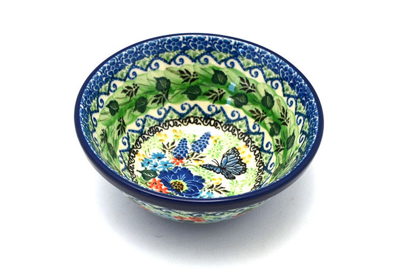 2 3/8"H x 5 1/2"W
 Polish Pottery Bowl - Small Nesting (5 1/2") - Unikat Signature U4600 059-U4600 (2 3/8"H x 5 1/2"W
)