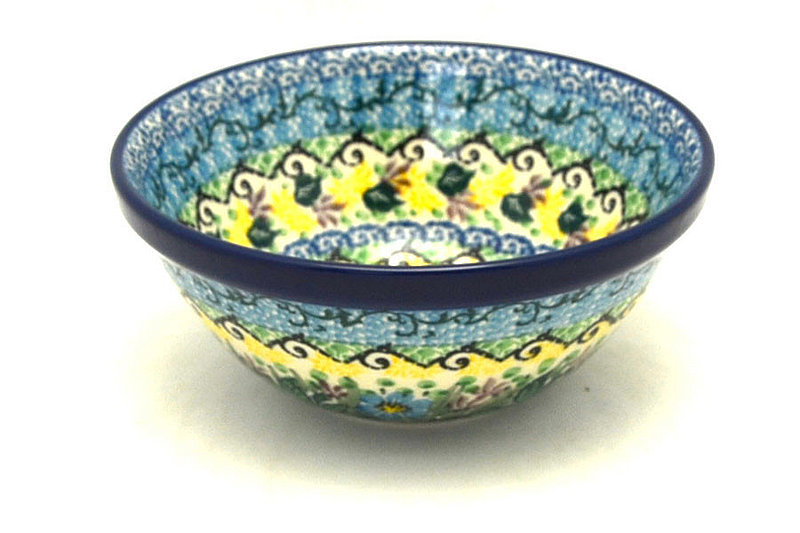 2 3/8"H x 5 1/2"W
 Polish Pottery Bowl - Small Nesting (5 1/2") - Unikat Signature U4613 059-U4613 (2 3/8"H x 5 1/2"W
)