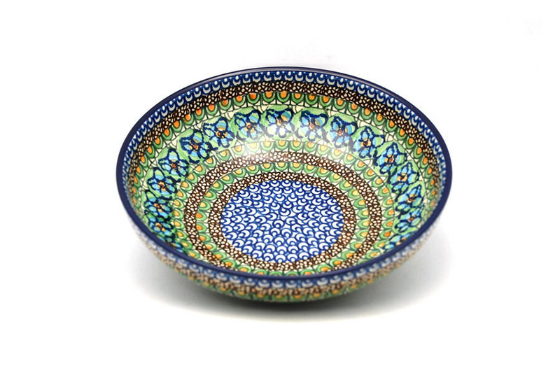 2 3/8"H x 8 3/4"W
 Polish Pottery Bowl - Contemporary - Medium (9") - Unikat Signature U151 B91-U0151 (2 3/8"H x 8 3/4"W
)