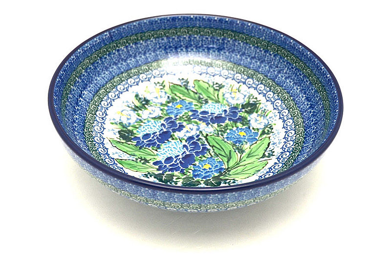 2 3/8"H x 8 3/4"W
 Polish Pottery Bowl - Contemporary - Medium (9") - Unikat Signature U5138 B91-U5138 (2 3/8"H x 8 3/4"W
)