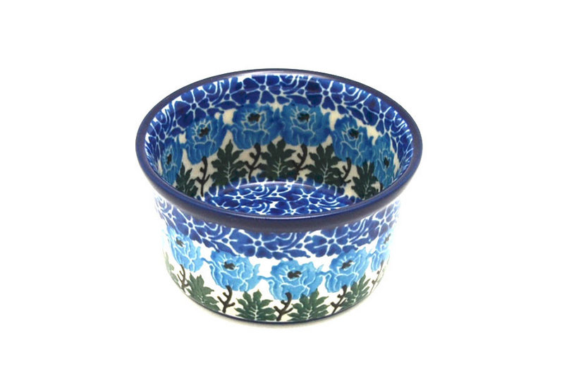 2"H x 3 3/4"W
 Polish Pottery Ramekin - Antique Rose 409-1390a (2"H x 3 3/4"W
)