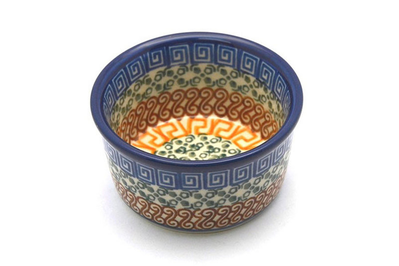 2"H x 3 3/4"W
 Polish Pottery Ramekin - Autumn 409-050a (2"H x 3 3/4"W
)