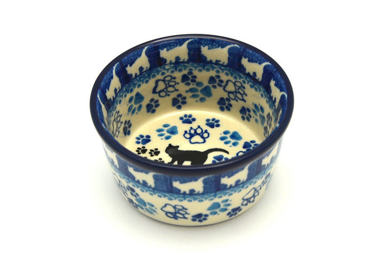 2"H x 3 3/4"W
 Polish Pottery Ramekin - Boo Boo Kitty 409-1771a (2"H x 3 3/4"W
)
