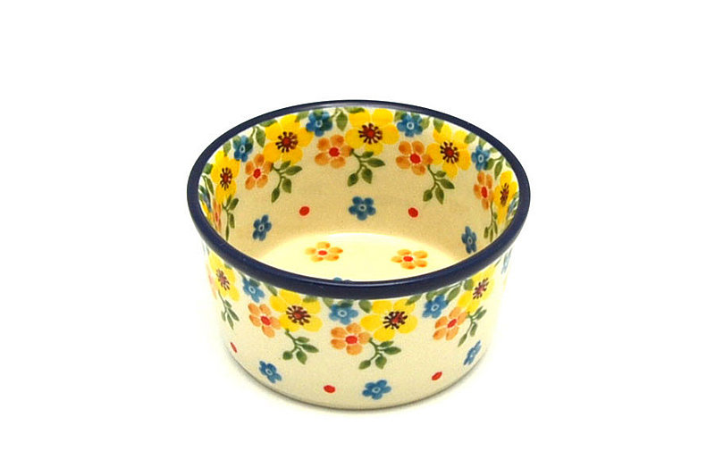 2"H x 3 3/4"W
 Polish Pottery Ramekin - Buttercup 409-2225a (2"H x 3 3/4"W
)