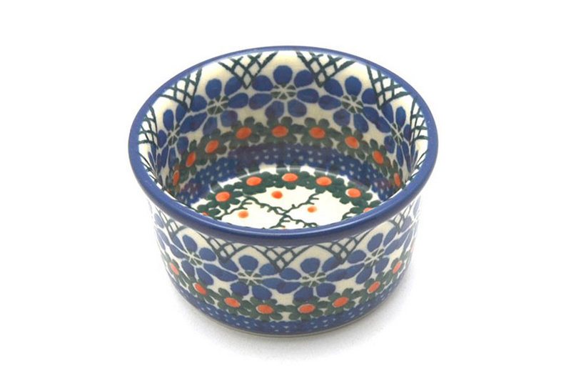 2"H x 3 3/4"W
 Polish Pottery Ramekin - Primrose 409-854a (2"H x 3 3/4"W
)