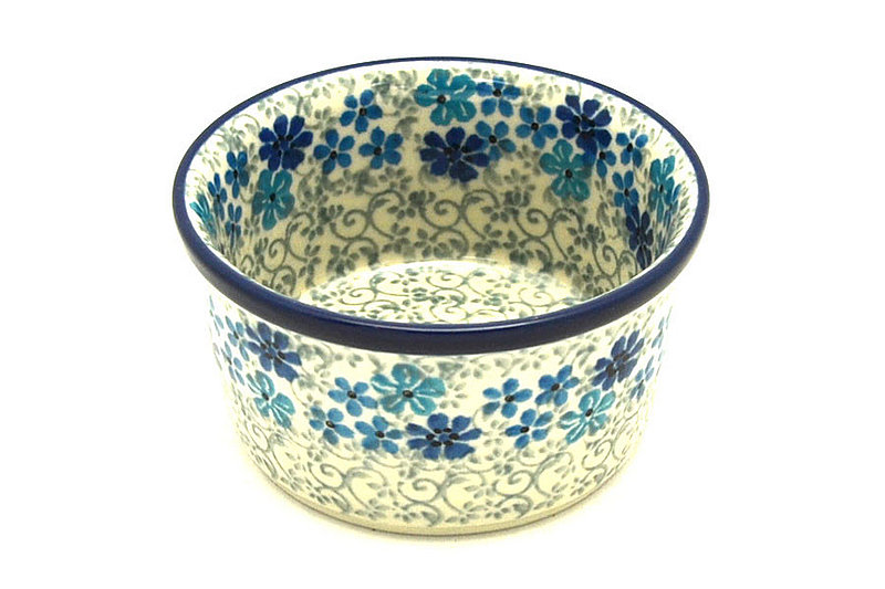 2"H x 3 3/4"W
 Polish Pottery Ramekin - Sea Blossom 409-2612a (2"H x 3 3/4"W
)