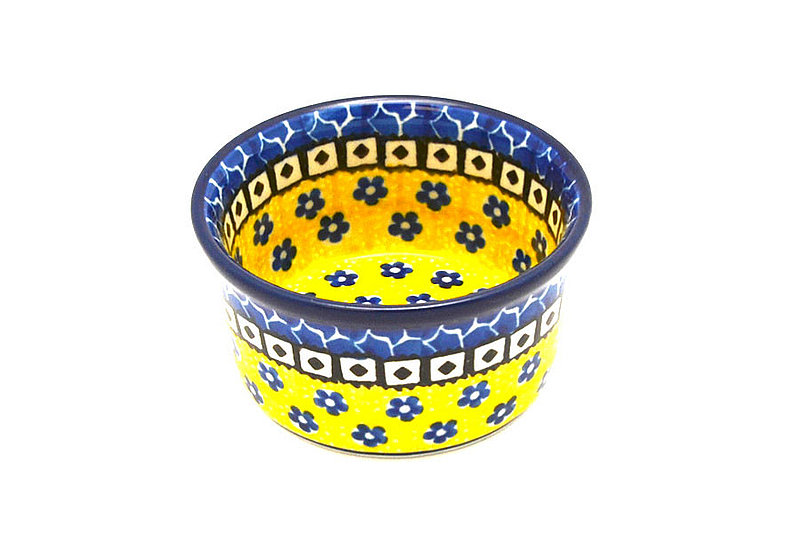 2"H x 3 3/4"W
 Polish Pottery Ramekin - Sunburst 409-859a (2"H x 3 3/4"W
)