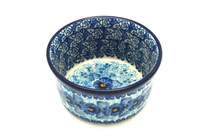 2"H x 3 3/4"W
 Polish Pottery Ramekin - Unikat Signature - U3639 409-U3639 (2"H x 3 3/4"W
)