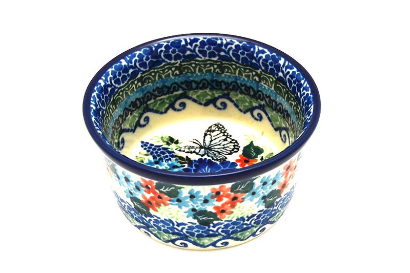 2"H x 3 3/4"W
 Polish Pottery Ramekin - Unikat Signature - U4600 409-U4600 (2"H x 3 3/4"W
)