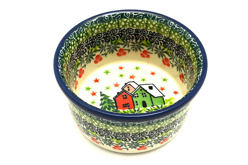 2"H x 3 3/4"W
 Polish Pottery Ramekin - Unikat Signature - U5037 409-U5037 (2"H x 3 3/4"W
)
