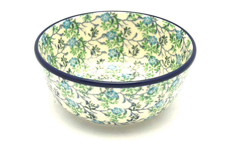 2"H x 4 3/4"W.
 Polish Pottery Bowl - Ice Cream/Dessert - Summer Ivy 017-2814a (2"H x 4 3/4"W.
)