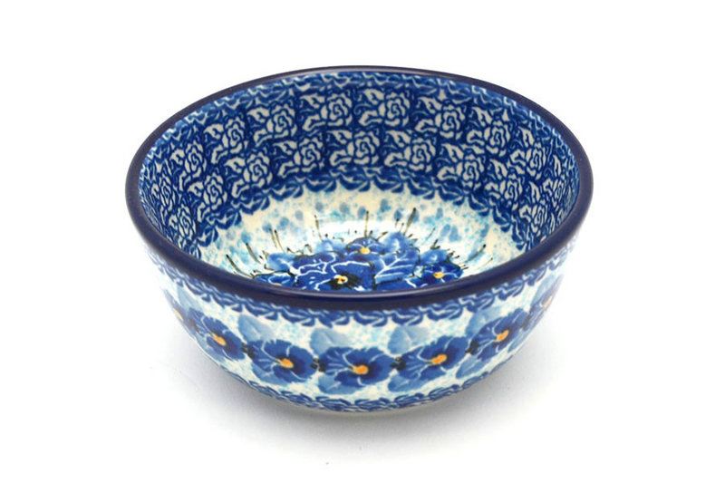 2"H x 4 3/4"W.
 Polish Pottery Bowl - Ice Cream/Dessert - Unikat Signature U3639 017-U3639 (2"H x 4 3/4"W.
)