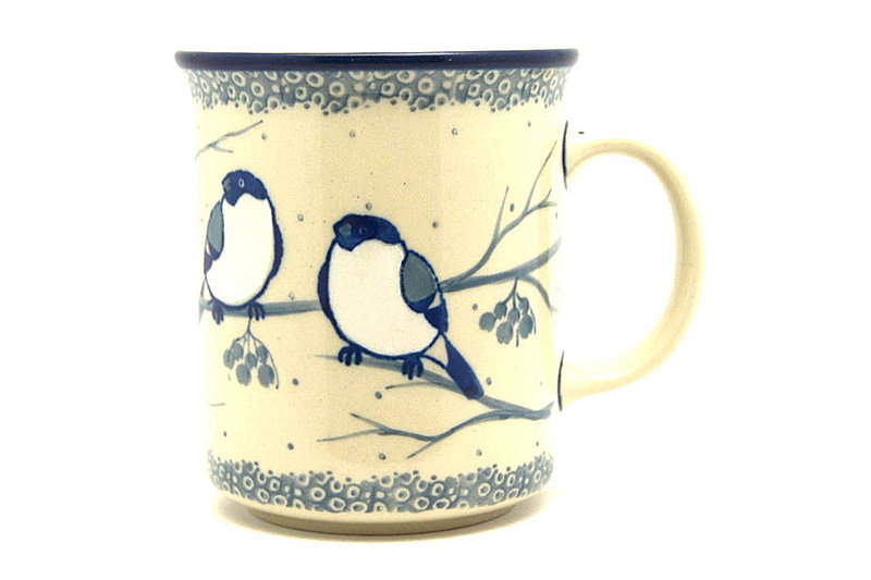 3 5/8"H (8 oz. measured to the rim)
 Polish Pottery Mug - Straight Sided - Unikat Signature - U4830 236-U4830 (3 5/8"H (8 oz. measured to the rim)
)