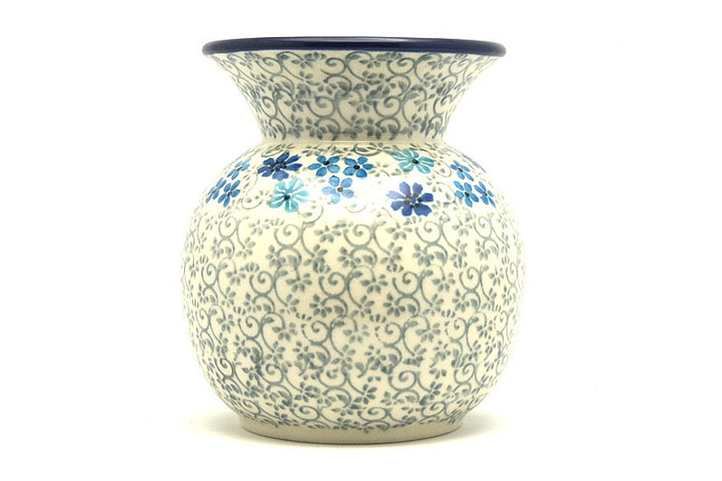 4 1/4"H x 3 1/4"W.
 Polish Pottery Bubble Vase - Sea Blossom 048-2612a (4 1/4"H x 3 1/4"W.
)