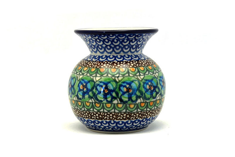 4 1/4"H x 3 1/4"W.
 Polish Pottery Bubble Vase - Unikat Signature - U151 048-U0151 (4 1/4"H x 3 1/4"W.
)
