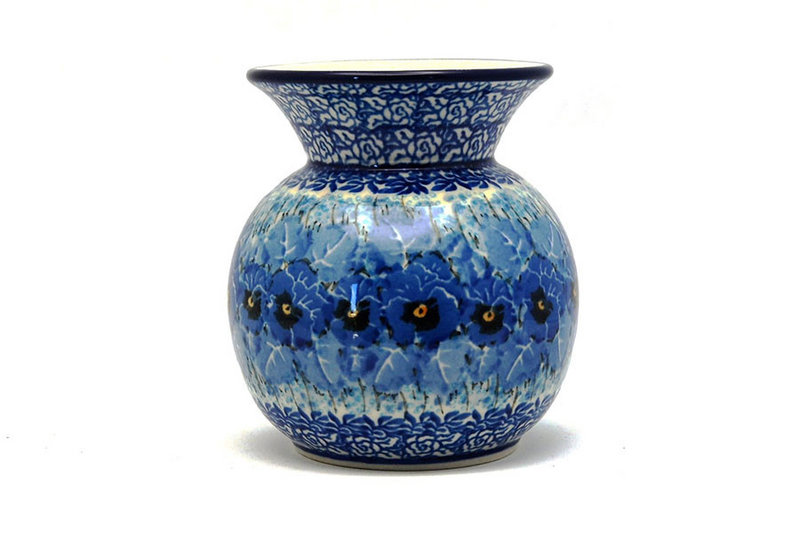 4 1/4"H x 3 1/4"W.
 Polish Pottery Bubble Vase - Unikat Signature - U3639 048-U3639 (4 1/4"H x 3 1/4"W.
)