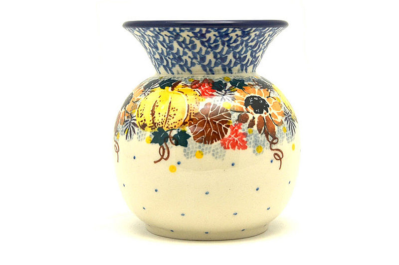 4 1/4"H x 3 1/4"W.
 Polish Pottery Bubble Vase - Unikat Signature - U4741 048-U4741 (4 1/4"H x 3 1/4"W.
)