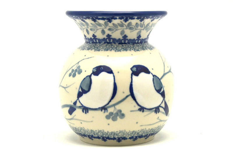 4 1/4"H x 3 1/4"W.
 Polish Pottery Bubble Vase - Unikat Signature - U4830 048-U4830 (4 1/4"H x 3 1/4"W.
)