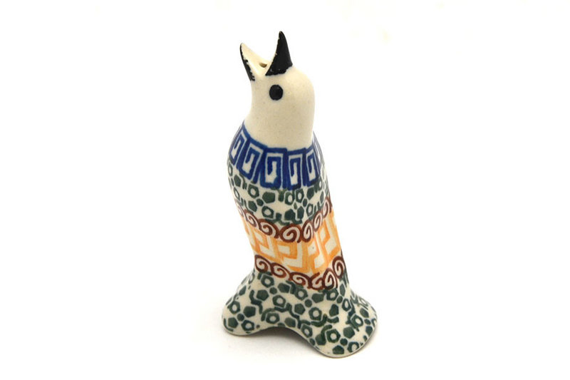 4"H
 Polish Pottery Pie Bird - Autumn C14-050a (4"H
)