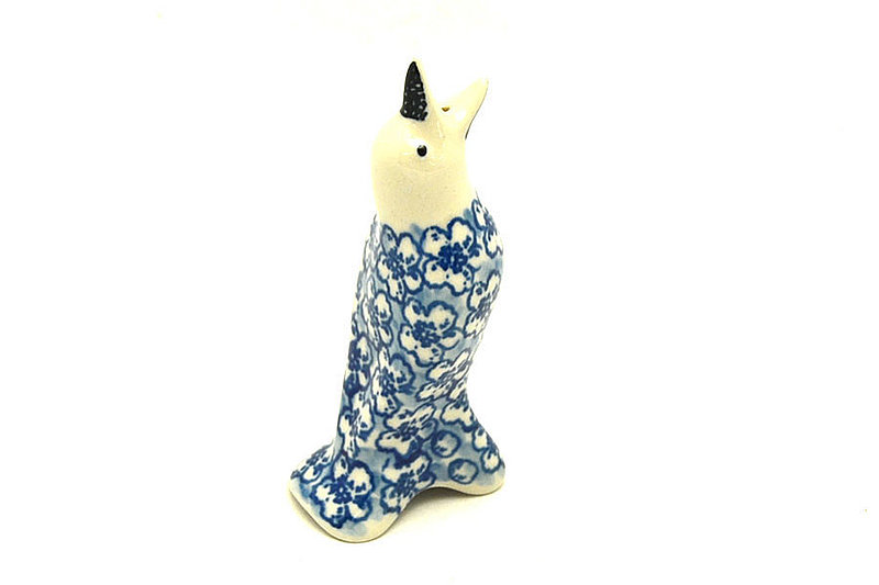 4"H
 Polish Pottery Pie Bird - Daisy Flurry C14-2176a (4"H
)