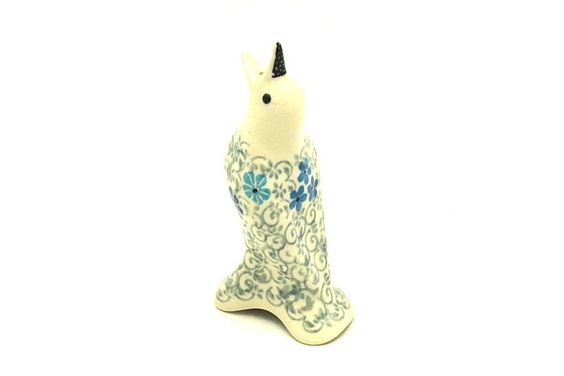 4"H
 Polish Pottery Pie Bird - Sea Blossom C14-2612a (4"H
)