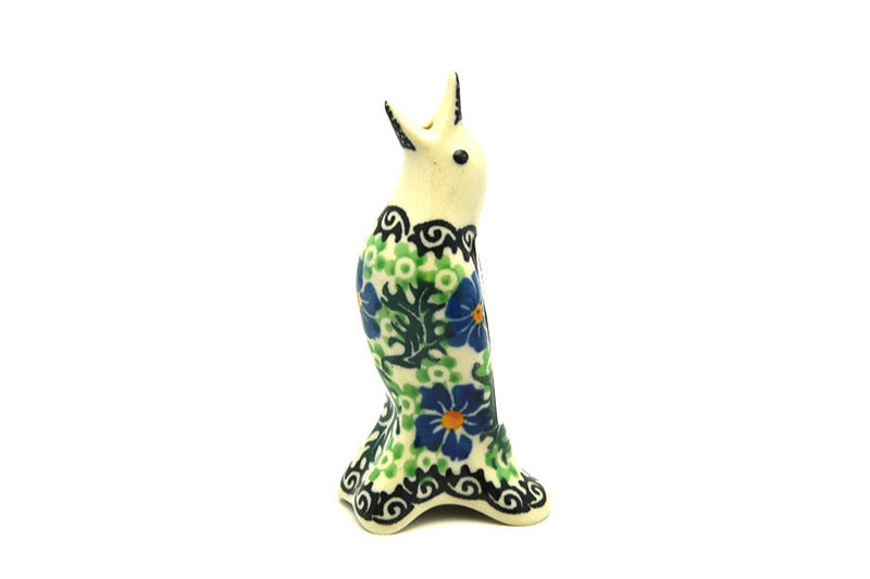 4"H
 Polish Pottery Pie Bird - Sweet Violet C14-1538a (4"H
)