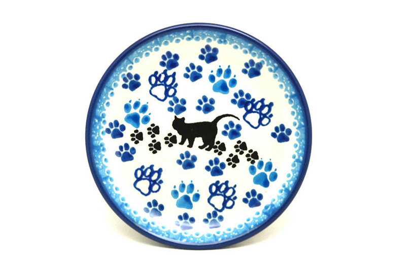4"W
 Polish Pottery Coaster - Boo Boo Kitty 262-1771a (4"W
)