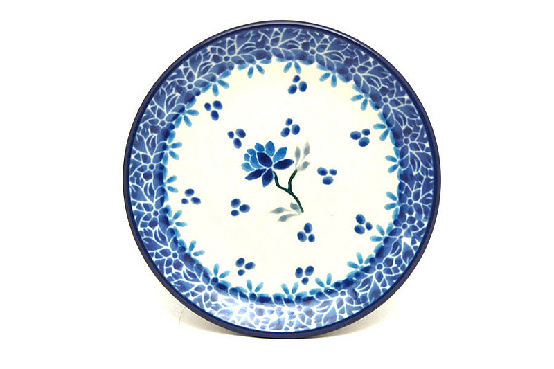 4"W
 Polish Pottery Coaster - Clover Field 262-2524a (4"W
)
