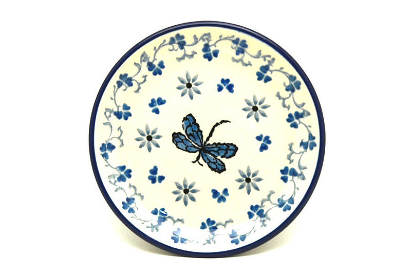 4"W
 Polish Pottery Coaster - Dragonfly 262-2009a (4"W
)