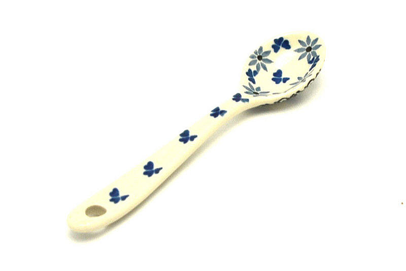 5 1/4"L
 Polish Pottery Spoon - Small - Dragonfly 592-2009a (5 1/4"L
)