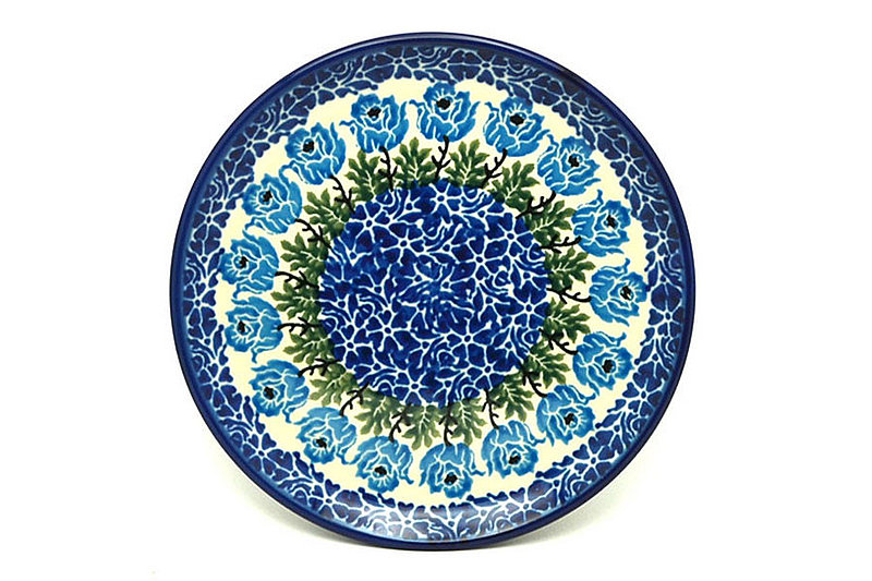 5/8"H x 6 1/4"W
 Polish Pottery Plate - Bread & Butter (6 1/4") - Antique Rose 261-1390a (5/8"H x 6 1/4"W
)
