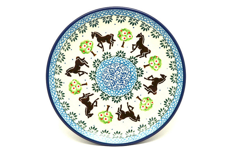 5/8"H x 6 1/4"W
 Polish Pottery Plate - Bread & Butter (6 1/4") - Mackintosh 261-2256a (5/8"H x 6 1/4"W
)
