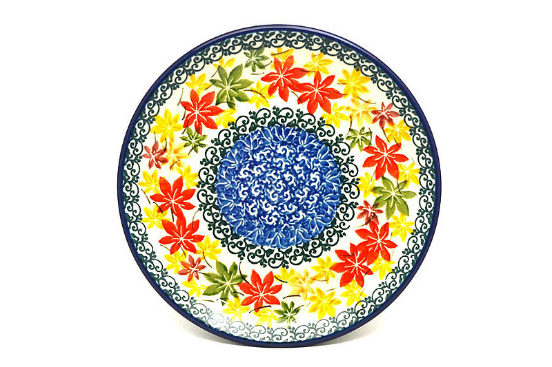 5/8"H x 6 1/4"W
 Polish Pottery Plate - Bread & Butter (6 1/4") - Maple Harvest 261-2533a (5/8"H x 6 1/4"W
)